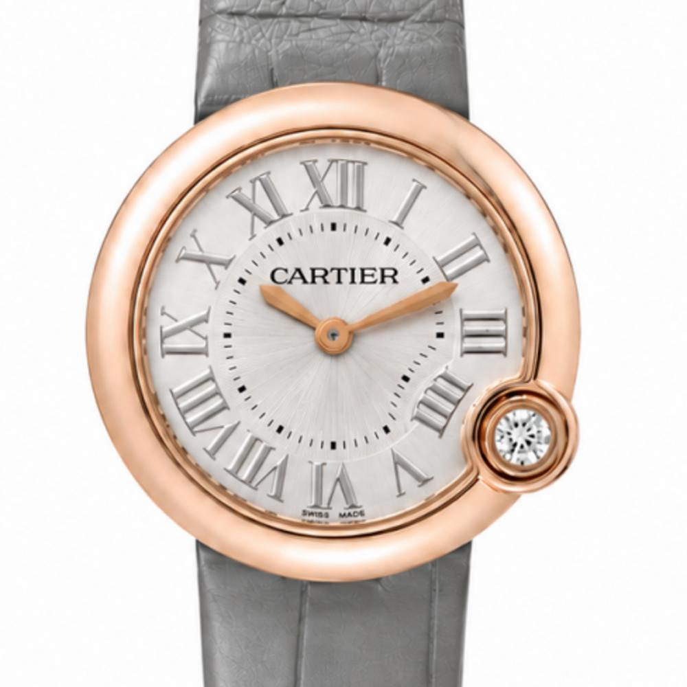 Cartier Ballon Bleu De 30MM WGBL0005 18Kt Rose Gold Watch
